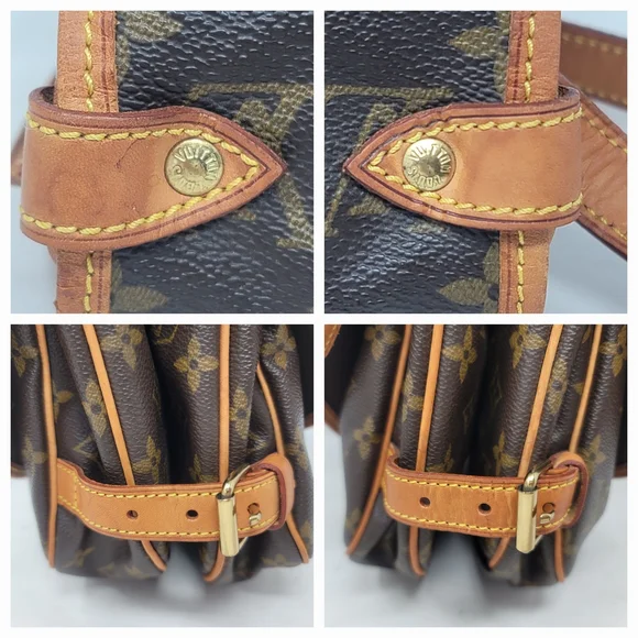 Louis Vuitton Saumur 30 Monogram Canvas Shoulder Crossbody Hand Bag Vintage Auth - Picture 8 of 13